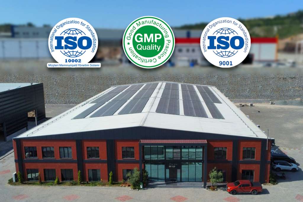 GMP ve ISO Sertifikalı Production Tesisi